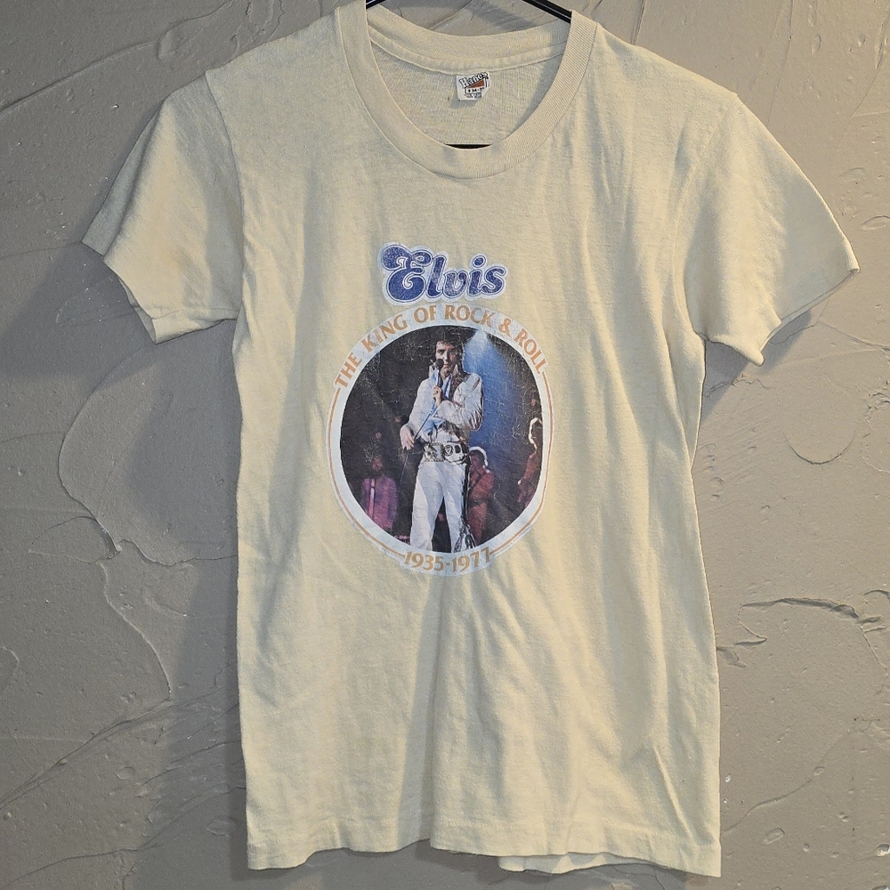 💥Vintage 1977 ELVIS PRESLEY T-Shirt